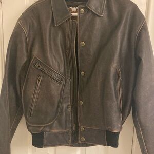 Men's Brown Leather Jacket